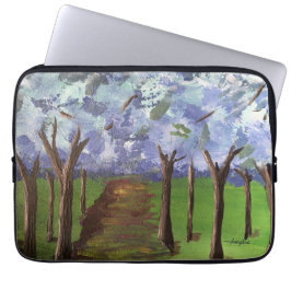Blue Autumn Bossen Laptop Sleeve