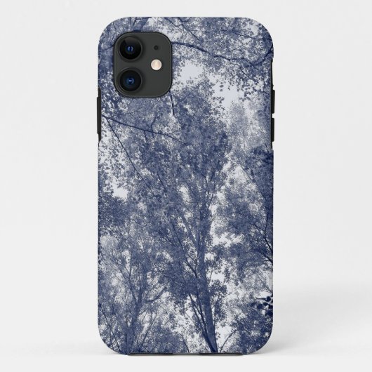 Blue Autumn iPhone Case (Achterkant)