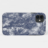 Blue Autumn iPhone Case (Achterkant (horizontaal))