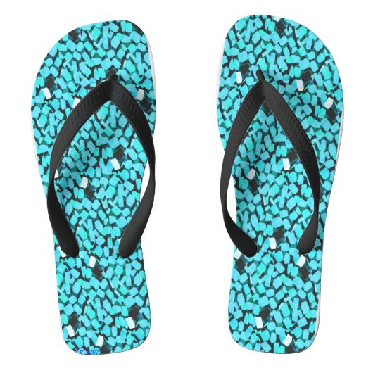 Blue Avalanche brede teenslippers (Voetbed)