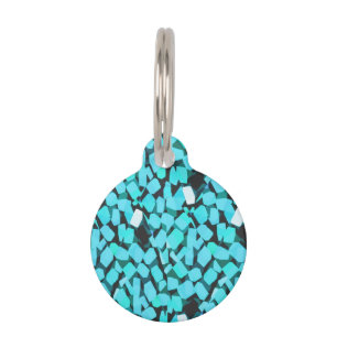 Blue Avalanche kleine huisdier ID label Huisdierpenning