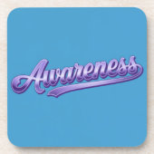 Blue Awareness Affirmation Onderzetter Set (Voorkant)