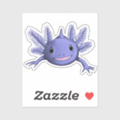 Blue Axolotl Sticker (Vel)