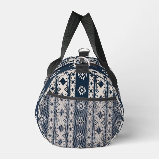 Blue Aztec Print Cut Sew Bag Plunjezak (Rechts)