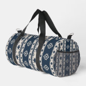 Blue Aztec Print Cut Sew Bag Plunjezak (Rechterhoek)