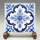 Blue Azulejo Talavera Ceramic Tile Tegeltje