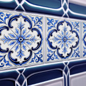 Blue Azulejo Talavera Ceramic Tile Tegeltje