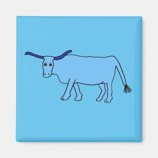 Blue Babe Magnet (Voorkant)