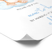 Blue Baby Beer Balloon Envelope Station Poster (Hoek)