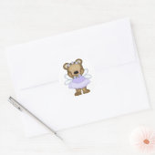 Blue Baby Beer Fairy Ronde Sticker (Envelop)