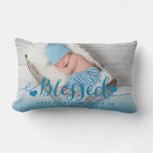 Blue Baby Birth Photo Keepomwille Pillow Kussen (Voorkant)