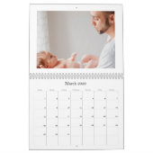 Blue Baby Boy Birth Announcement Calendar 2026 Kalender (Mar 2026)