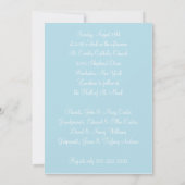 Blue Baby Boy Foto Christent Kaart (Achterkant)