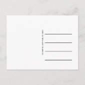 Blue Baby Boy Geboorteaankondiging Foto Aankondigingskaart (Achterkant)