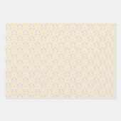 Blue Baby Boy Hot Air-ballonnen en regenboogstraal Inpakpapier Vel (Voorkant 2)