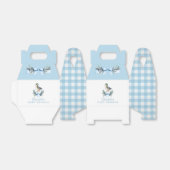 Blue Baby Boy Mallard Duck Baby shower Bedankdoosjes (Uitgevouwen)