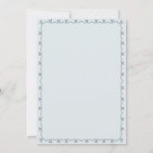 Blue Baby Boy Olifant en Ballon Waterverf Kaart (Achterkant)