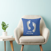 Blue Baby Boy Pillow Kussen (Stoel)