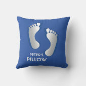Blue Baby Boy Pillow Kussen (Achterkant)