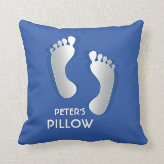 Blue Baby Boy Pillow Kussen