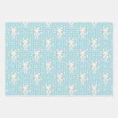 Blue Baby Boy Rainbow en Rabbit Inpakpapier Vel (Voorkant 2)