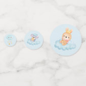 Blue Baby Boy Shower Confetti (Voorkanten)