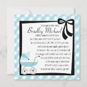 Blue Baby Buggy Kaart (Voorkant)