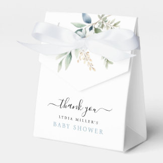 Blue Baby Feet Baby shower Welkom Baby Boy Bedankdoosjes