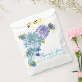 Blue Baby in Bloom Brunch Shower Bedankzakje (Gezegeld)