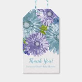 Blue Baby in Bloom Brunch Shower Cadeaulabel