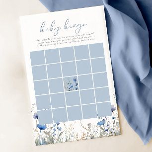Blue Baby in Bloom Wildflower Baby Bingogame