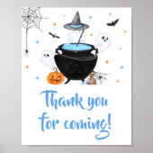 Blue Baby is Brewing Bedankt voor je komst Poster (Voorkant)