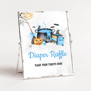 Blue Baby is Brewing Heksen Luierspel Teken Poster