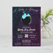 Blue Baby is Brewing Kaart (Staand voorkant)