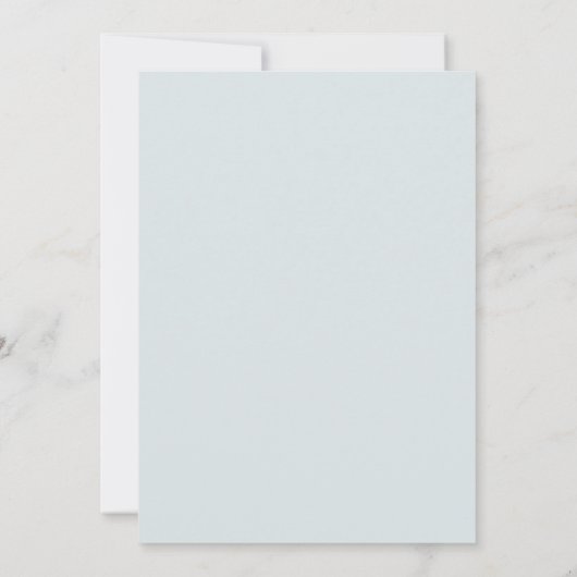 Blue Baby op Cloud Boy Baby shower Kaart (Achterkant)