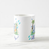 Blue Baby Safari - Het is een jongen! magische war Magische Mok (Center)