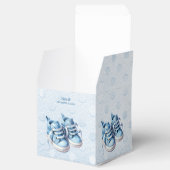 Blue Baby Shoes Favor Box Bedankdoosjes (Geopend)