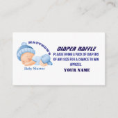 Blue Baby Shower, Baby Boy Shower Informatiekaartje (Voorkant)
