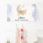Blue Baby Shower Banner – Custom Name & Event (Insitu)