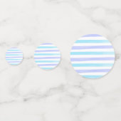 Blue Baby shower Cute Cloud Table Confetti (Achterkanten)