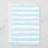 Blue Baby shower Little Pumpkin Herfst Nodig kraft Kaart (Achterkant)