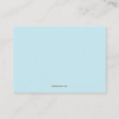 Blue Baby shower Luier Raffle Ticket Insert Informatiekaartje (Achterkant)