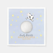 Blue Baby shower Nursery Rhyme Custom Servet (Voorkant)