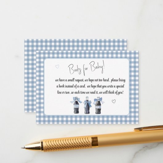 Blue Baby Soda Ready to POP Books for Baby Informatiekaartje (Voorkant / Achterkant in situ)