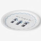 Blue Baby Soda Ready to POP! Papieren Bordje (Gekanteld)