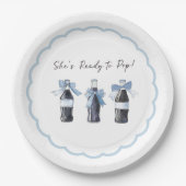 Blue Baby Soda Ready to POP! Papieren Bordje (Voorkant)