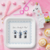 Blue Baby Soda Ready to POP Papieren Bordje (Feest)