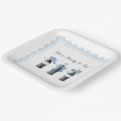 Blue Baby Soda Ready to POP Papieren Bordje (Gebogen)