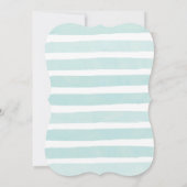 Blue Baby Sprinkle Invitations for a Baby Boy Kaart (Achterkant)