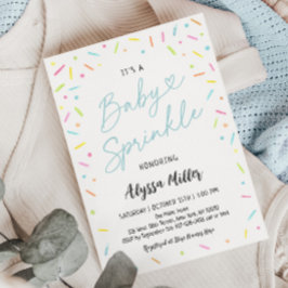 Blue Baby Sprinkle Kaart